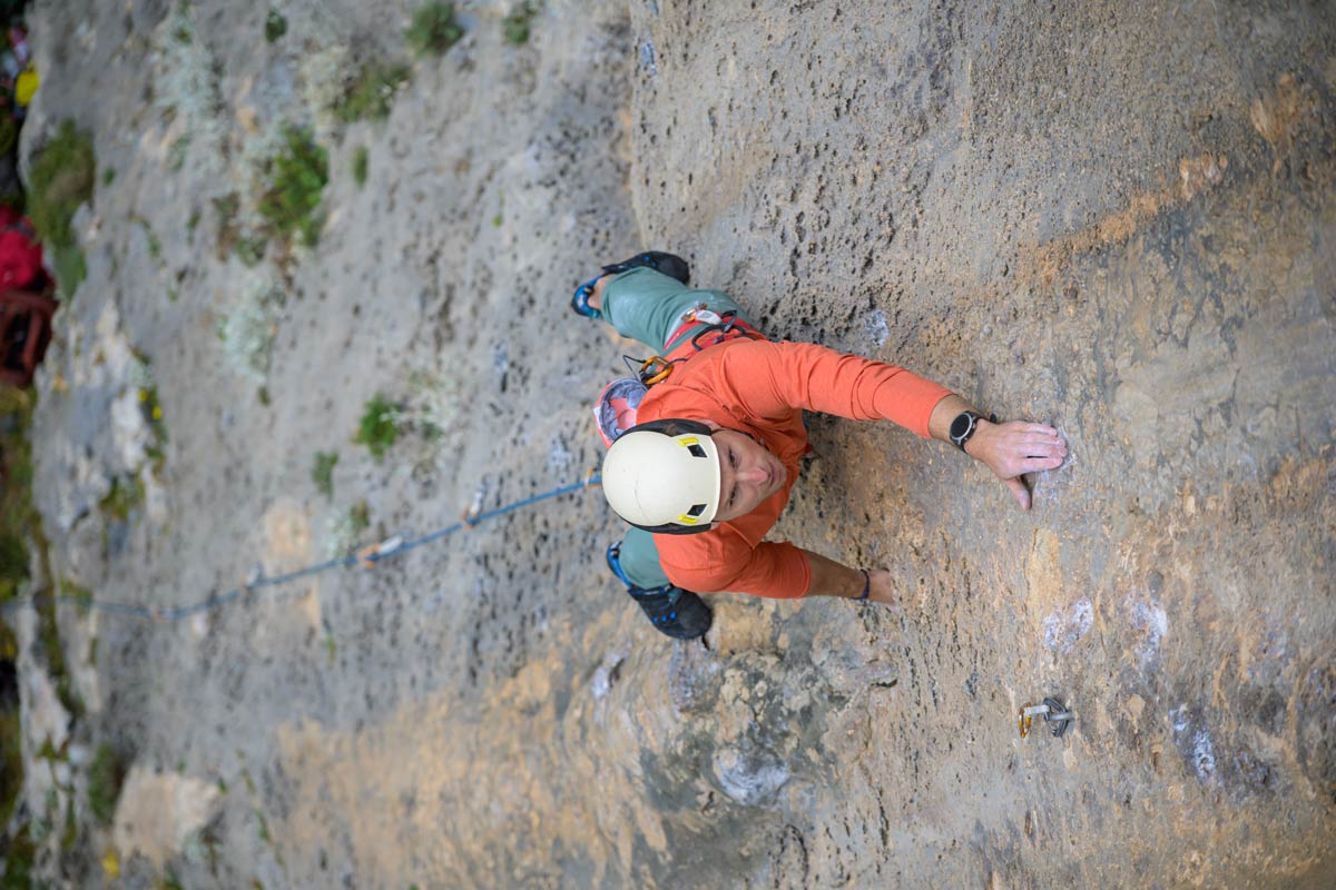 Rock climbing